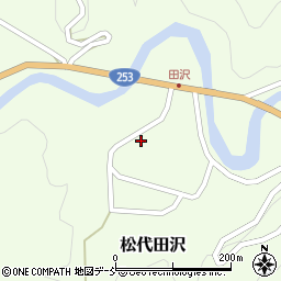 新潟県十日町市松代田沢343周辺の地図