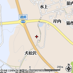 福島県いわき市久之浜町久之浜（犬松沢）周辺の地図