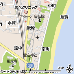 福島県いわき市久之浜町久之浜（南町）周辺の地図