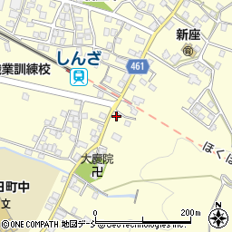 新潟県十日町市新座甲869周辺の地図