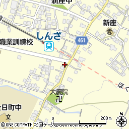 新潟県十日町市新座甲322周辺の地図