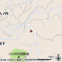福島県いわき市小川町柴原岩下周辺の地図