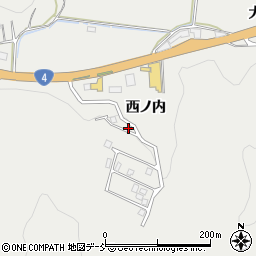 福島県白河市萱根50-9周辺の地図