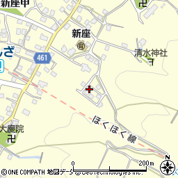 新潟県十日町市新座甲1122周辺の地図