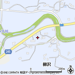 福島県いわき市大久町小久下蔵内周辺の地図