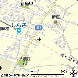 新潟県十日町市新座甲851周辺の地図