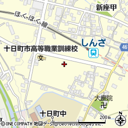 新潟県十日町市新座甲296周辺の地図