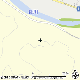 福島県石川町（石川郡）沢井（山森沢）周辺の地図