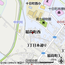 新潟県十日町市稲荷町西周辺の地図