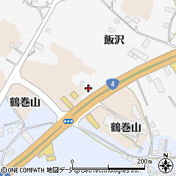 福島県白河市飯沢136周辺の地図