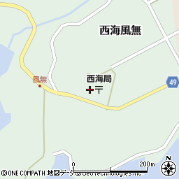 石川県羽咋郡志賀町西海風無ヘ周辺の地図