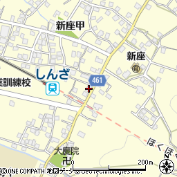 新潟県十日町市新座甲348周辺の地図