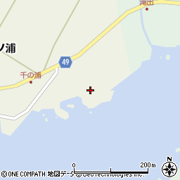 石川県志賀町（羽咋郡）西海千ノ浦（イ）周辺の地図