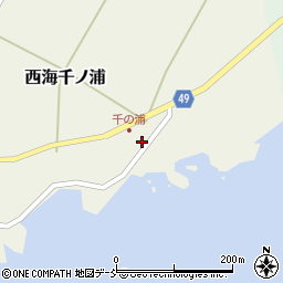 石川県羽咋郡志賀町西海千ノ浦ロ周辺の地図