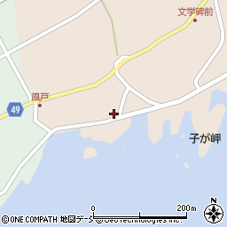 石川県羽咋郡志賀町西海風戸ハ12周辺の地図