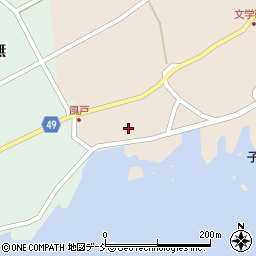 石川県羽咋郡志賀町西海風戸ハ24周辺の地図