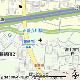 藤新田町内会館周辺の地図