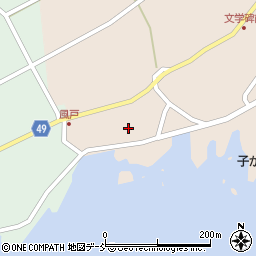 石川県羽咋郡志賀町西海風戸ハ19周辺の地図