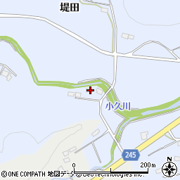 福島県いわき市大久町小久小屋下周辺の地図