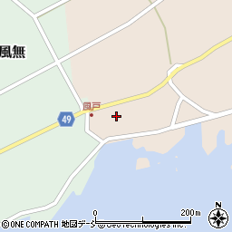 石川県羽咋郡志賀町西海風戸ハ38周辺の地図
