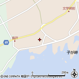 石川県羽咋郡志賀町西海風戸ハ8周辺の地図