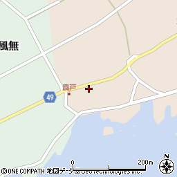 石川県羽咋郡志賀町西海風戸ハ40周辺の地図