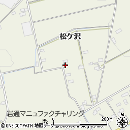 福島県西白河郡泉崎村関和久松ケ沢周辺の地図