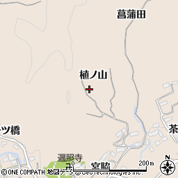 福島県いわき市小川町柴原植ノ山周辺の地図