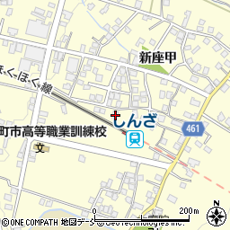 新潟県十日町市新座甲287周辺の地図