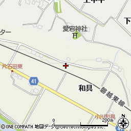 福岡ポンプ場周辺の地図