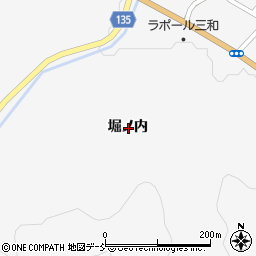 福島県いわき市三和町下市萱堀ノ内周辺の地図