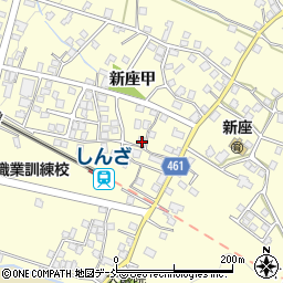 新潟県十日町市新座甲483周辺の地図