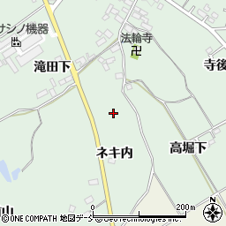 福島県西白河郡泉崎村北平山ネキ内周辺の地図