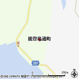 石川県七尾市能登島通町周辺の地図