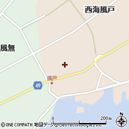 石川県羽咋郡志賀町西海風戸ハ186周辺の地図