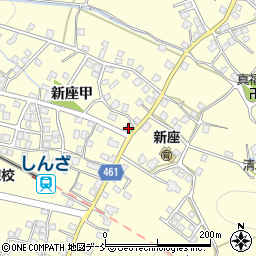 新潟県十日町市新座甲496周辺の地図