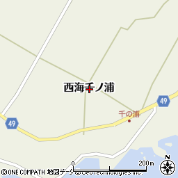石川県羽咋郡志賀町西海千ノ浦周辺の地図