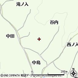福島県白河市本沼谷内周辺の地図