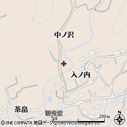 福島県いわき市小川町柴原中ノ沢周辺の地図