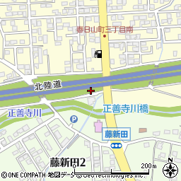 新潟県上越市寺分周辺の地図
