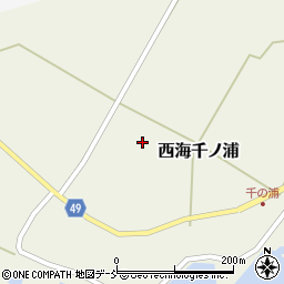 石川県志賀町（羽咋郡）西海千ノ浦（中）周辺の地図