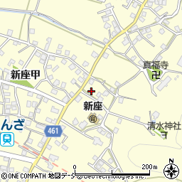 新潟県十日町市新座甲822周辺の地図