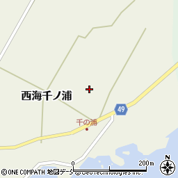 石川県羽咋郡志賀町西海千ノ浦東周辺の地図
