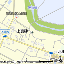 新潟県上越市上真砂周辺の地図