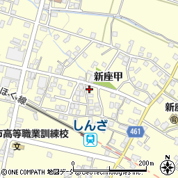 新潟県十日町市新座甲467周辺の地図