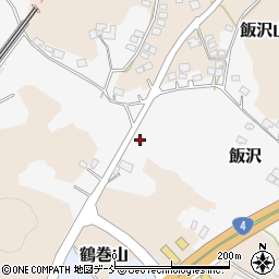 福島県白河市飯沢191-3周辺の地図