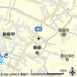 新潟県十日町市新座第三周辺の地図