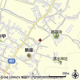 新潟県十日町市新座甲801周辺の地図