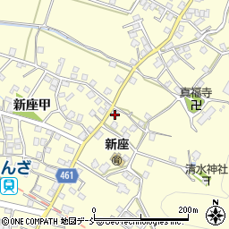 新潟県十日町市新座甲821周辺の地図