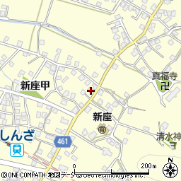 新潟県十日町市新座甲572周辺の地図